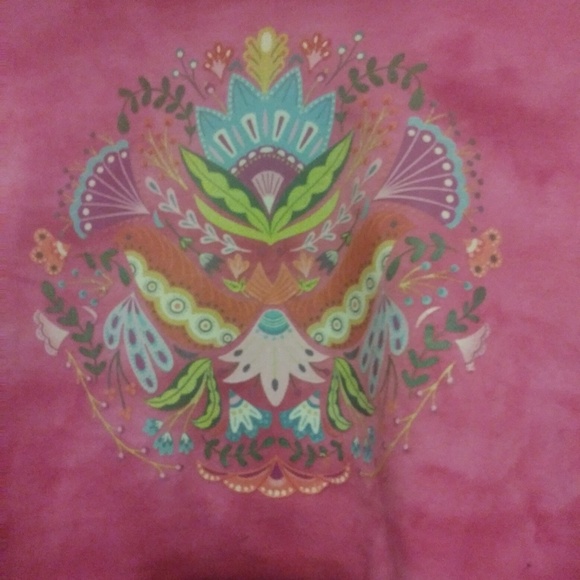 NWOT LONG SLEEVE TIE-DYED CROPPED T - Picture 4 of 4